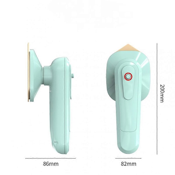 Bärbart strykjärn, Vått/Torrt Bärbart Strykjärn, Bärbart Strykjärn för Resor - Dubbel Spänning, USB Uppladdningsbart, 32W Effekt - Lättviktsdesign - Idealisk för Hem eller Resa
