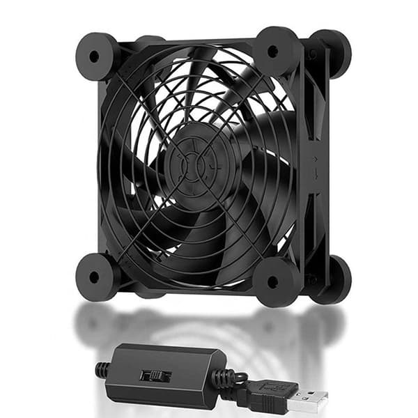 USB-fläkt 5V Liten Mini Justerbar Hastighet