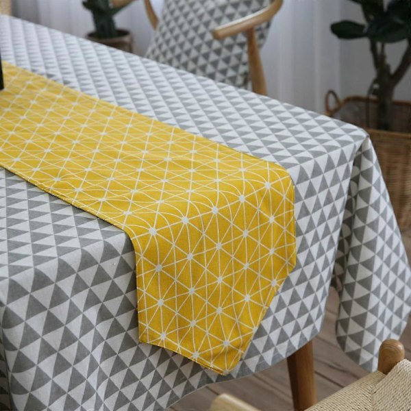 Bordsduk, Geometrisk Färgrik Triangel Geometrisk Pyramidformer Moderna Mönster New Age Konst Urban Hem, Rektangulär Bordsduk för Matsal Kök