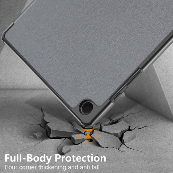 Samsung Galaxy Tab A9 Plus Fodral Tri-fold Grå na