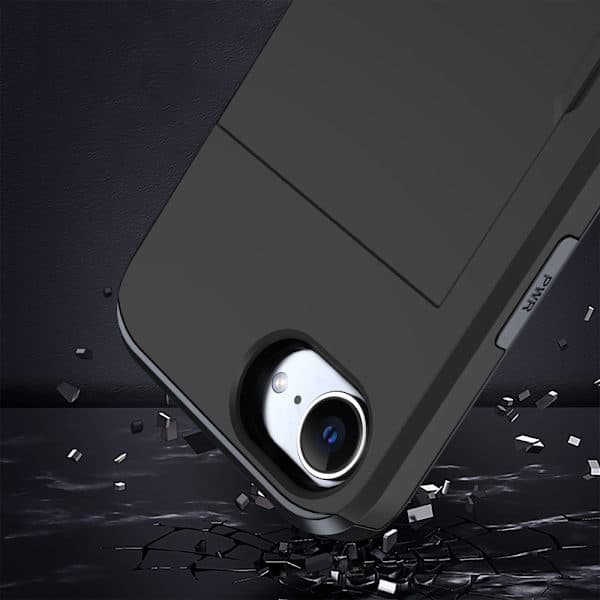 Sopii Armor-korttipidikekuoreen iPhone 17e:lle - Musta Musta,AB