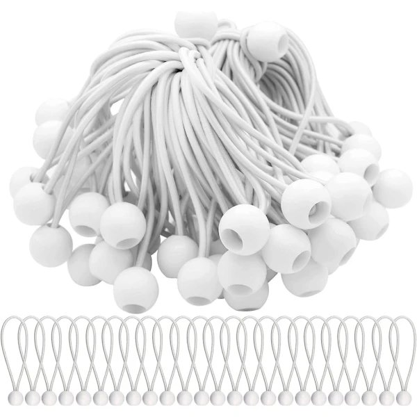 25-pack elastiska spännband med kulor, A