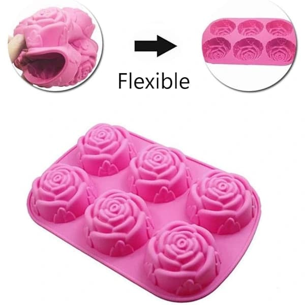 Silicone Mold / Ice Mold / Baking Mold in Silicone – Roses, SE