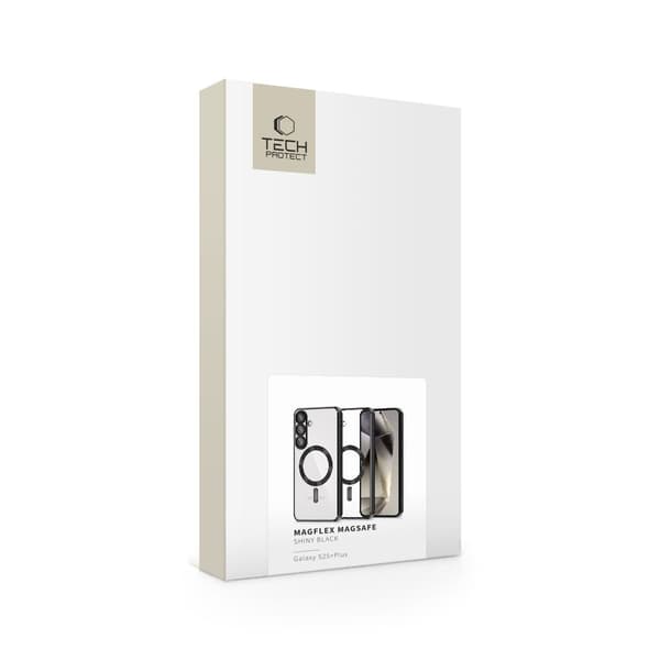 Tech-Protect Galaxy S25 Plus Skal MagSafe MagFlex Shiny Svart na
