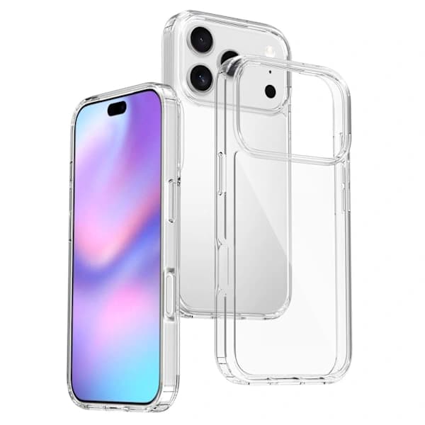 Glad. Compatible with iPhone 17 Pro Case Water-Resistant TPU Transparent Back,SE