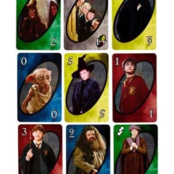 VARASTON TYHJENNYS UNO HARRY POTTER -aiheella - korttipeli, SE