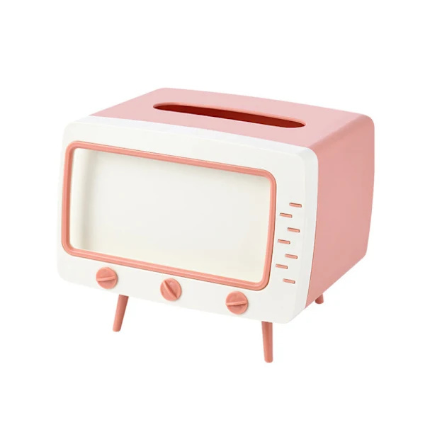 Multifunktionell vävnadslåda Creative Desktop-låda Retro Mobi, A