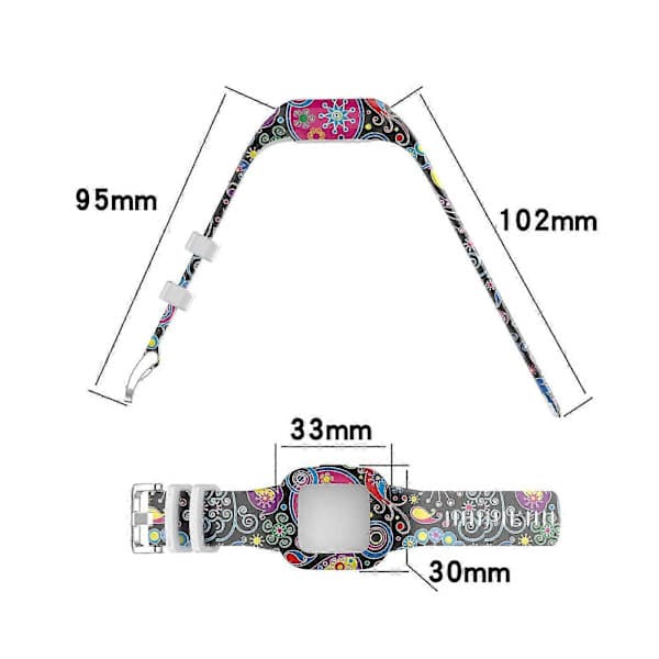 Garmin Vivofit JR3 Silicone Replacement Strap - Activity Tracker for Kids Painted,SE