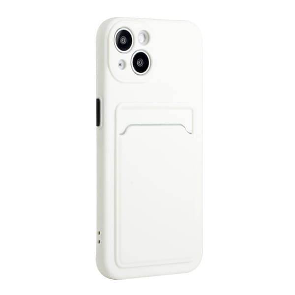 iPhone 13 Skal med Kortfack Vit na