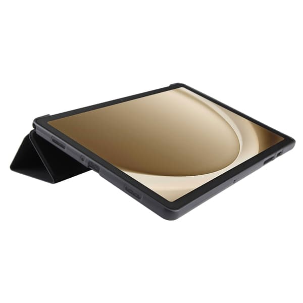 Samsung Galaxy Tab A9+ Tri-fold TPU Läderfodral Svart na