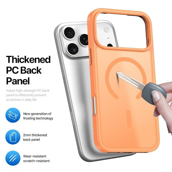 DUX DUCIS iPhone 17 Pro Max Deksel MagSafe Yind Series Oransje,SE