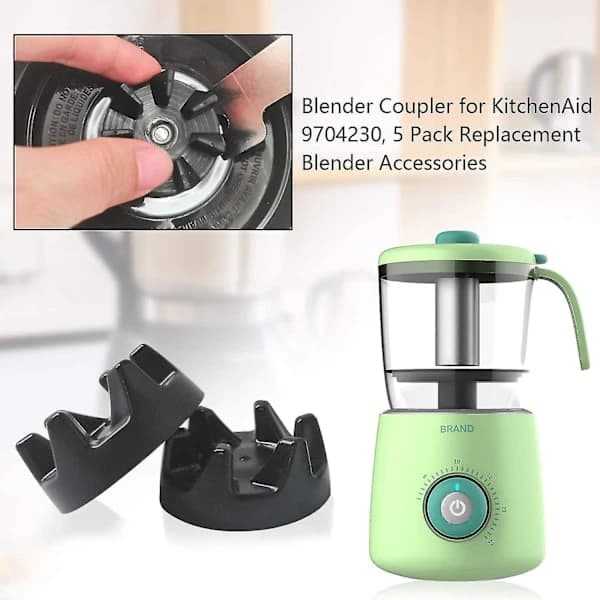 5 Pcs Mixer Rubber Coupler Gear Coupling With Removal Tool For Kitchenaid 9704230,SE