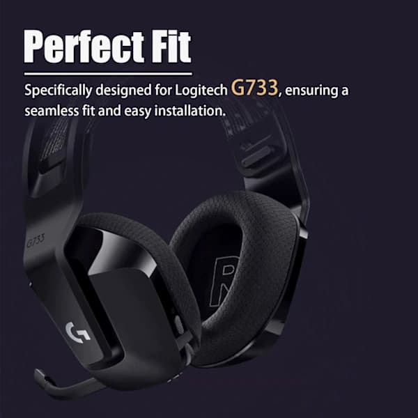 INF Øreputer og hodebøylepute til Logitech G733 Svart, SE