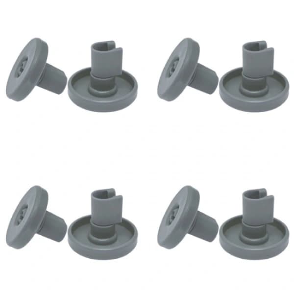8-pack korg hjul för diskmaskin Mörkgrå 40 mm,A