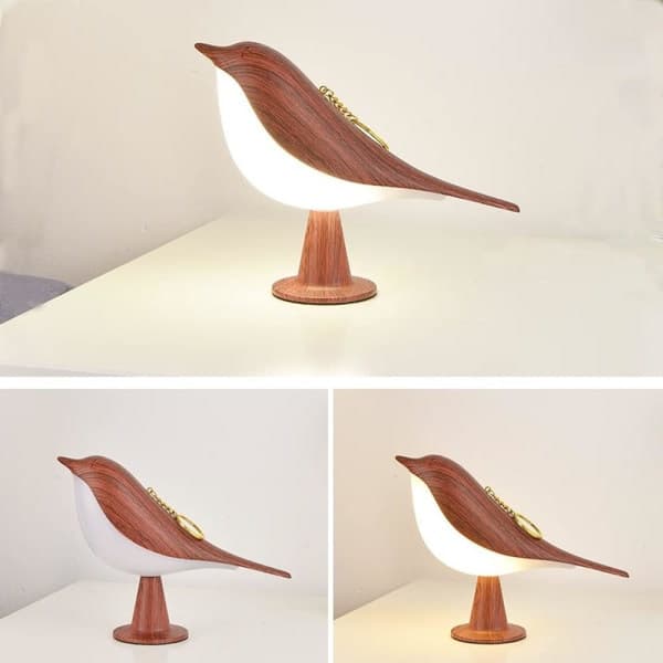 Bedside Lamp with Touch Control, Lovely Bird LED Lamp, Bedside Lamp with Scented Bird, Decorative Creative Night Light, SE