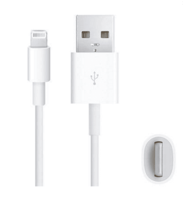 2-pack 2m iPhone Laddningskabel - Laddnings- & Synkroniseringskabel VIT na