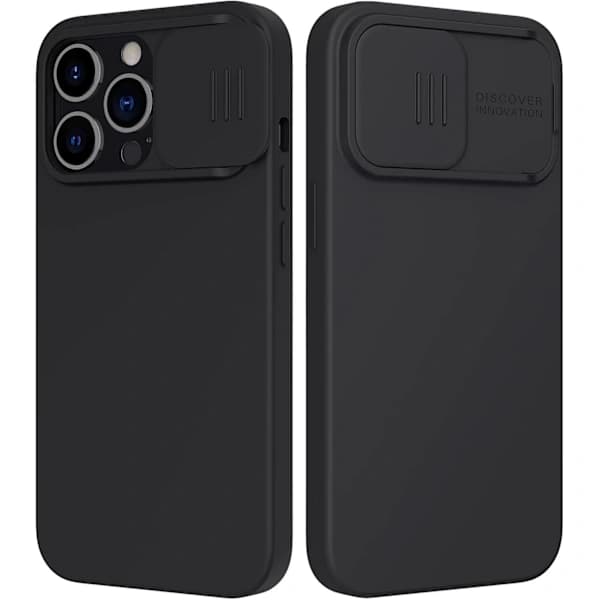 iPhone 13 Pro Skal med Kameraskydd - CamShield Silky Flytande Silikon, A