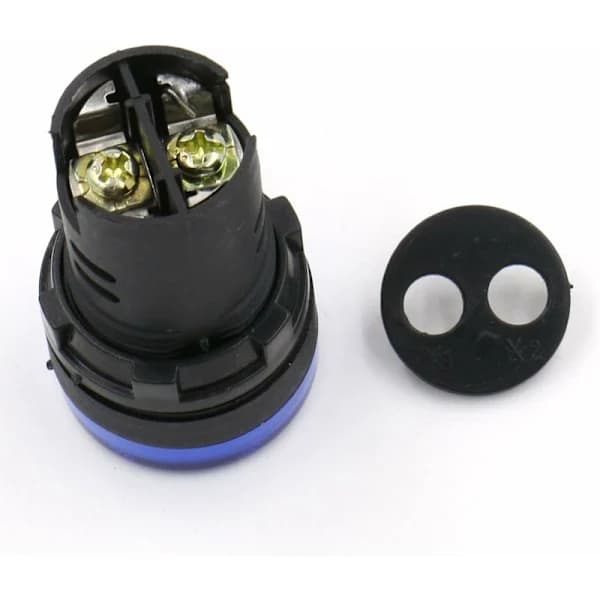 3-pack AD16-22D/S 12 V DC 20 mA Röd/Grön/Gul LED-indikatorlampor, A
