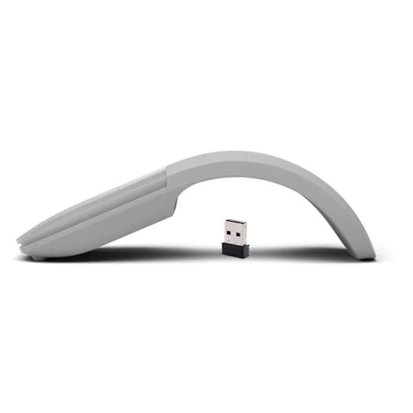 Microsoft Arc Mouse - Bluetooth-mus for stasjonære og bærbare datamaskiner, kompatibel med Windows, Mac og Chrome OS (slank, SE)