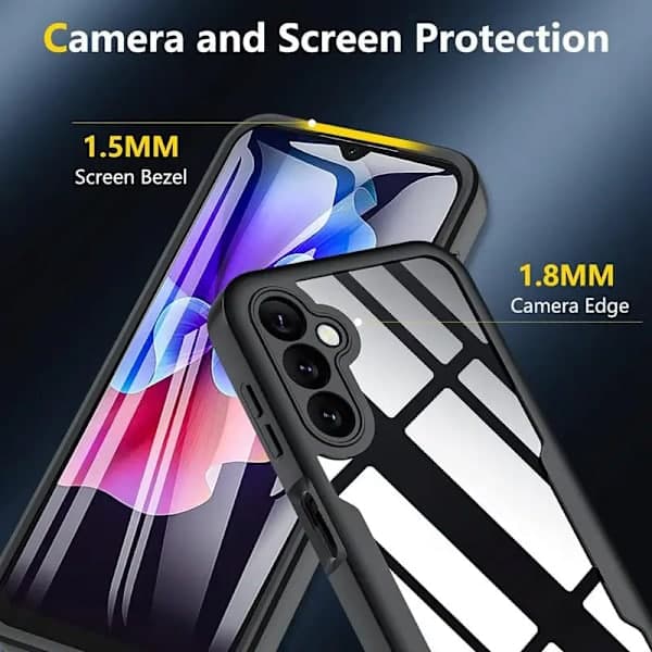 360 Full Body Screen Protector Transparent Case For Samsung Galaxy A05S Shockproof Phone Case, AB