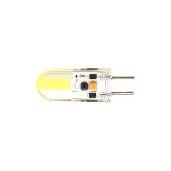 Dimmable Gy6.35 LED bulb, silicone COB LED bulb 12V DC, 3W, white, FS