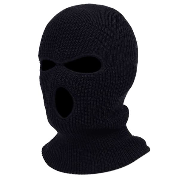 Musta Balaclava Hiihtomaski Kommandopipo musta,AB