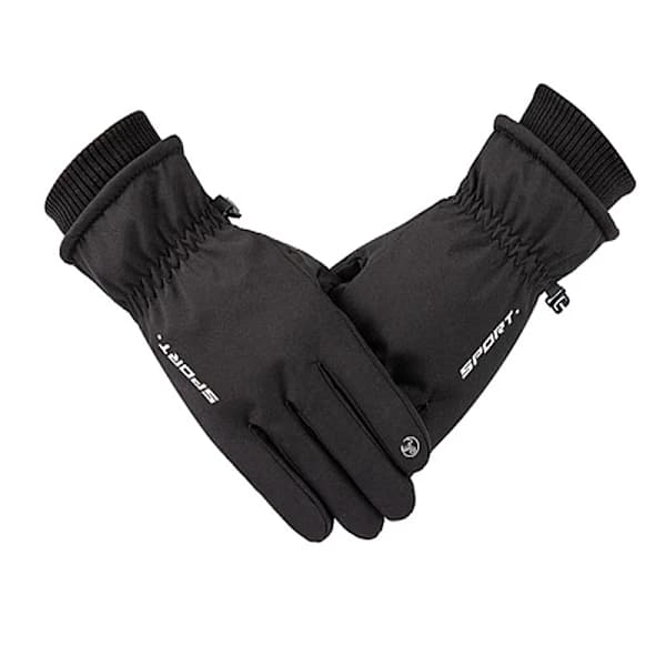 Touchscreen Gloves for Touchscreen Waterproof Black (M),SE