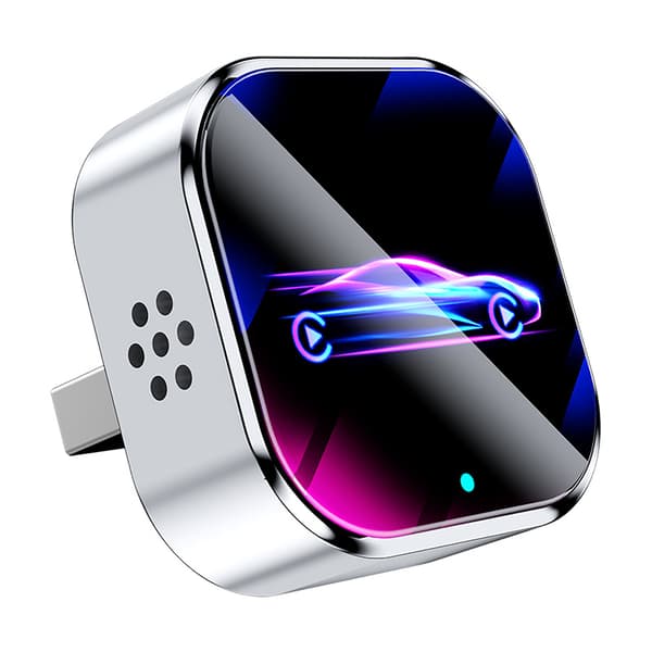 Trådlös CarPlay & Android Auto Adapter – 2-i-1 Trådlös Adapter för iPhone & Android – Snabb & Stabil Anslutning för Sömlös Bilintegration E na
