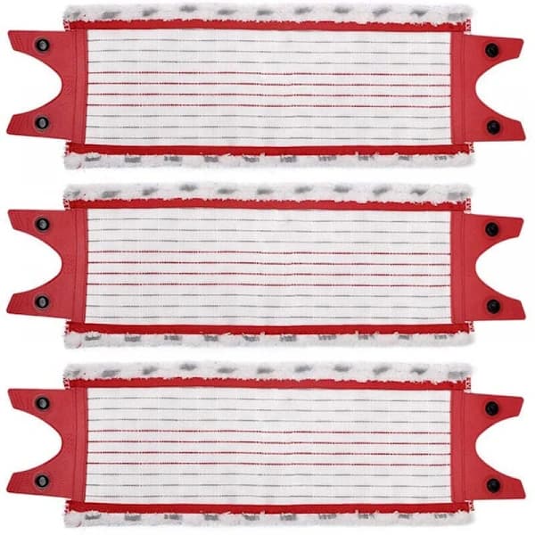 6-pack ersättningsmoppdynor i mikrofiber för Vileda Ultramax-mopp, A