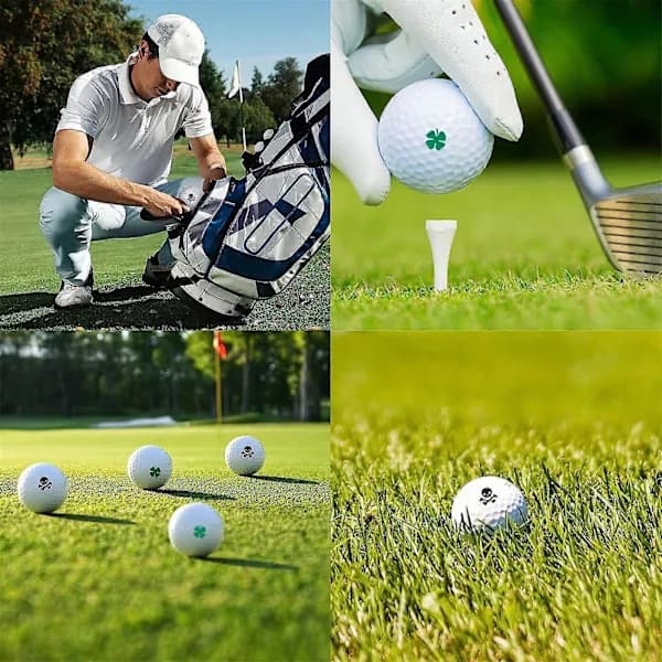 Golf Stamp Plastic Stamp Marker Golf Alignment Marking Tool Golf ID Marker Golf Gift (15),EN