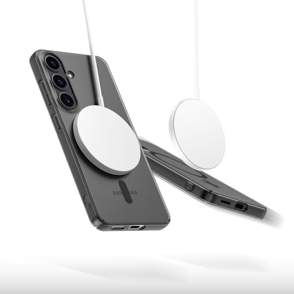 Tech-Protect Galaxy S25 Skal MagSafe MagSlim Matt Svart na