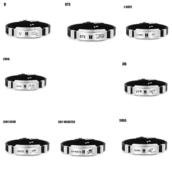 BTS Kpop Armbånd BTS Signatur,SE
