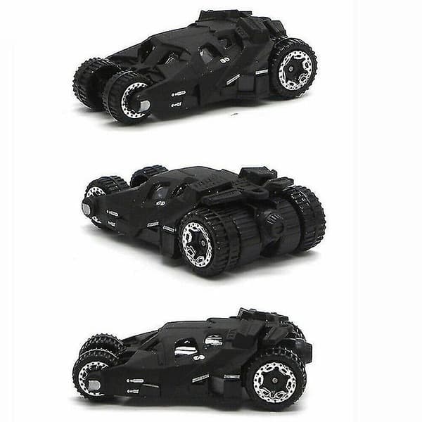 Set med 6 Batmobile leksaksbilar i metall null none na