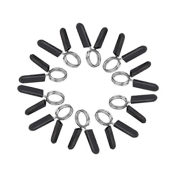 10-pack Dumbbell Clips Compatible with Standard Dumbbells, Spring Lock Collars Compatible with Training, Strength Training, AB