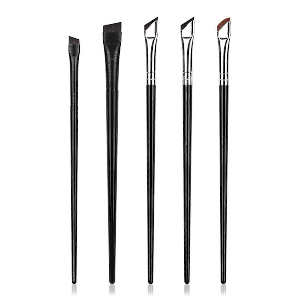 5 Pcs Eyeliner Brushes, Multifunctional Angled Flat Fine Tip Thin Eye Makeup, SE