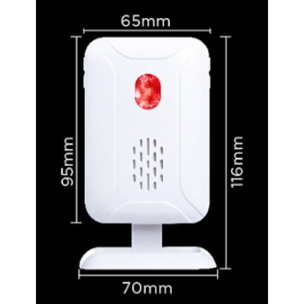 Rörelsesensor dörrklocka, affärsentrédörrklocka, butiksdörrklocka, kommersiell, A