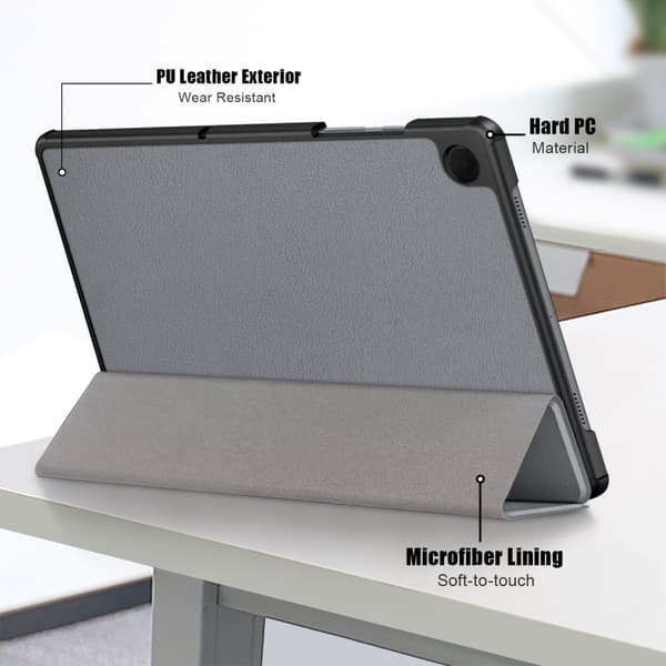 Samsung Galaxy Tab A9 Plus Fodral Tri-fold Grå na