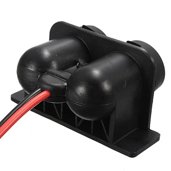 Car Cigarette Lighter Socket Dual Hole, 12V Power, Cigarette Lighter Socket Waterproof Car Cigarette,AB