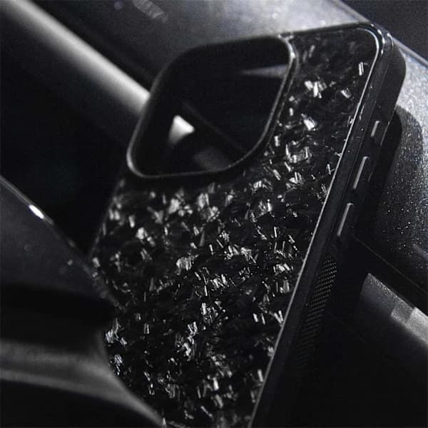 (16 Pro, Röd) Smitt Kolfiber Telefonfodral, Kolfiber Telefonfodral, Stöder Trådlös Laddning, Greppvänlig Kantdesign, C,A