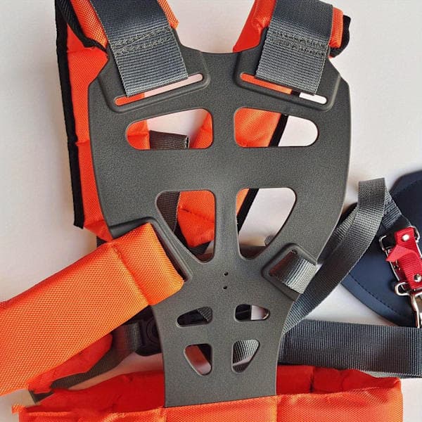 Double Shoulder Harness for Trimmers, with Adjustable Nylon Belt Suitable for Various Brush Cutters, AB