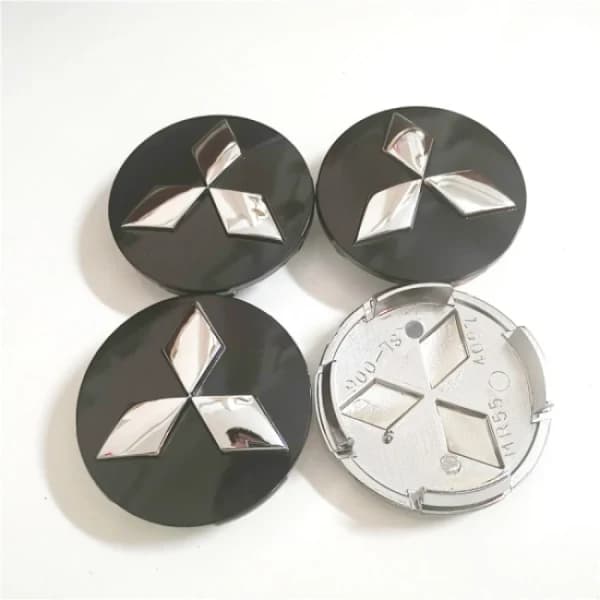 4-pack Passande Mitsubishi Hjulkapslar, 60mm/2.35 tum B,A