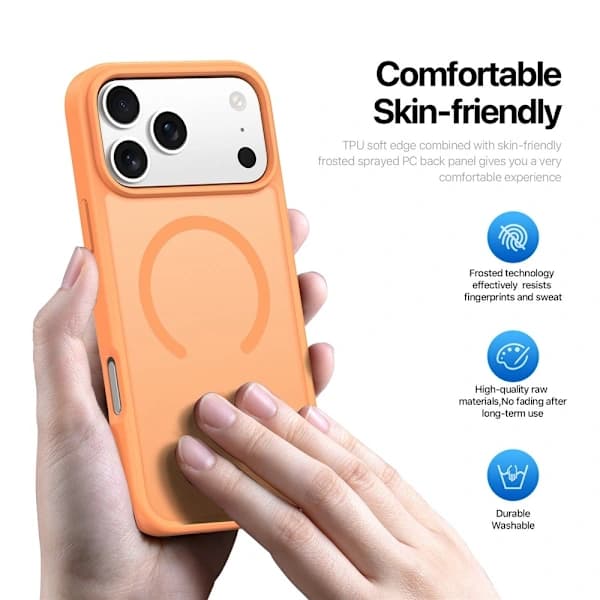 DUX DUCIS iPhone 17 Pro Max Deksel MagSafe Yind Series Oransje,SE