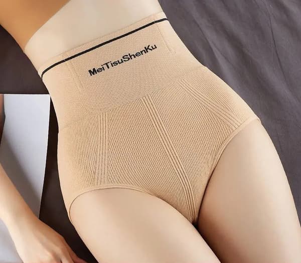 Högmidjade trosor som lyfter rumpan, shapewear red M