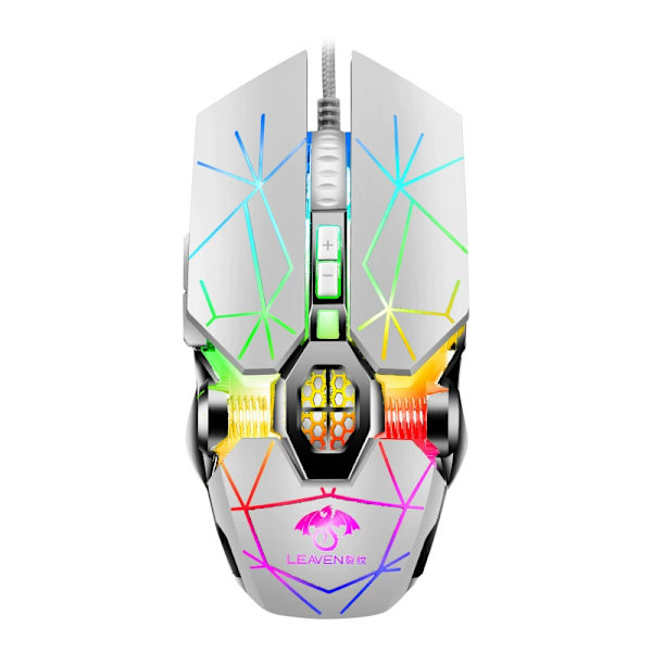Gamingmus USB Kabelansluten Dator Kontor Esports Ljusstark RGB Mekanisk Mus style2 default