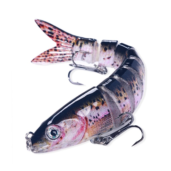 Nytt Luya Bete Multi-sektion Fisk 16 Färger 13cm 18g Bionisk Multi-sektion Bete Hårt Bete Utrikeshandel Luya Fiske Falskt Bete JM063-16_3