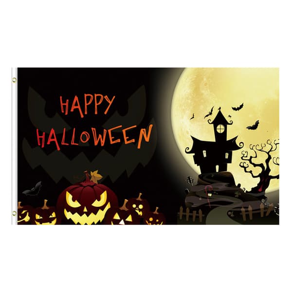 Halloween Flag Dekorationer til Udendørs 60*90CM 60×90cm 2