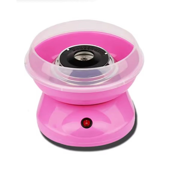 Mini bärbar elektrisk sockervaddsmaskin rosa