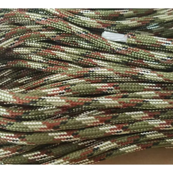 Används för utomhusaktiviteter, camping, överlevnad, fallskärmar, bergsklättringstillbehör för tält Military green brown camouflage 8 meters