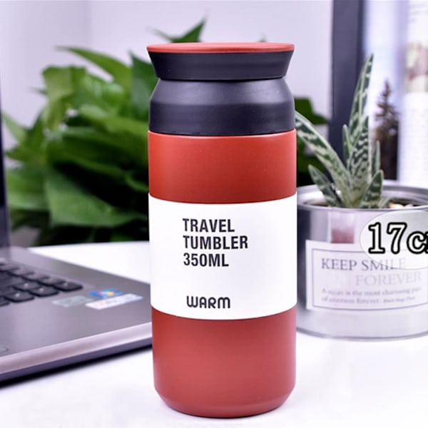 Termosmugg Spray 304 Rostfritt Stål Vattenkopp Dam Hög Utsendesnivå Bärbar Följeslagare Enkel Kaffekopp style12 350ml