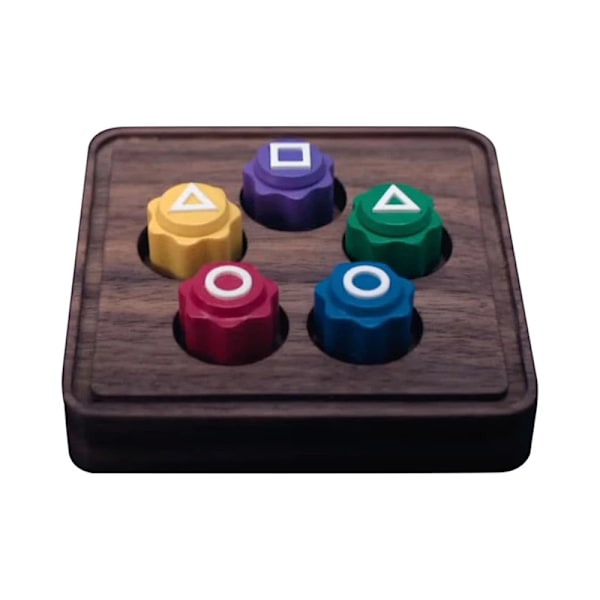 Squid Game-set med tärningar, barspel, sällskapsspel